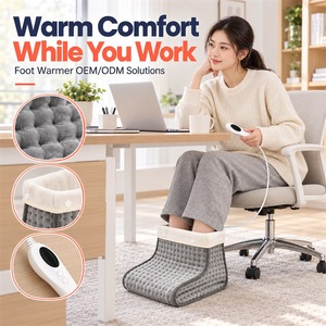 Chauffe-pieds personnalisé à batterie rechargeable, coussin chauffant pour les pieds, service de personnalisation du logo, température réglable, batterie rechargeable - Product Image 1