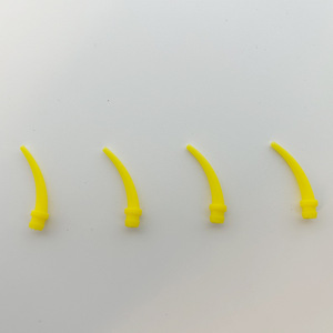 Cabezal mezclador de silicona dental para ortodoncia, tipo punta de vaca, desechable, para inyección de impresiones, cabezal agitador para uso doméstico y comercial - Product Image 1
