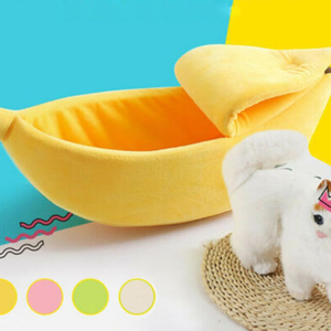 Cama para Perros y Gatos Pequeños, Diseño de Plátano, Esponja Antideslizante, con Logotipo Personalizado, Venta al Por Mayor - Product Image 3