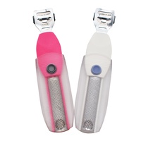 Lime à pieds ovale double face en acier inoxydable pour poncez les talons, éliminer les peaux mortes et les callosités – Pour des ongles magnifiques