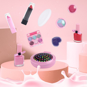 Juego de Cosméticos Lavables de Plástico Ecológico para Niñas, Kit de <span class=keywords><strong>Maquillaje</strong></span> para Bebés y Niñas, Juguetes de Belleza - Product Image 3