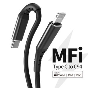 Cable <span class=keywords><strong>de</strong></span> Carga Rápida <span class=keywords><strong>Tipo</strong></span> C PD con <span class=keywords><strong>Chip</strong></span> C94 Original <span class=keywords><strong>de</strong></span> Fábrica con Certificación MFi, 1m 2m 3m, USB C <span class=keywords><strong>para</strong></span> <span class=keywords><strong>iPhone</strong></span>, Cable <span class=keywords><strong>de</strong></span> Datos - Product Image 1