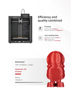 2026 Flashforge Adventurer 5M Printer 3D FDM Kecepatan Tinggi USB WiFi Ethernet Koneksi Akurasi Tinggi Garansi 1 Tahun