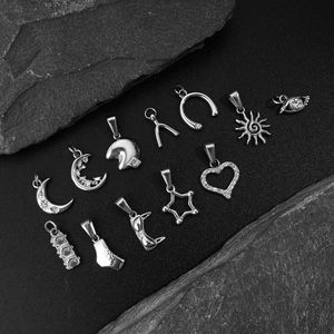 Colgante impermeable de concha de océano 18K PVD chapado en oro de acero inoxidable pulpo cangrejo collar de pez joyería para mujeres y hombres - Product Image 6