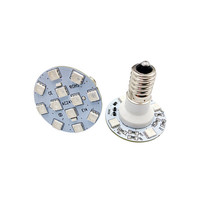 Lumière d'ambiance LED à pixels RGB 40 mm AC24V programmable automatiquement, type cabochon, indice de protection IP44, 16 LED haute luminosité