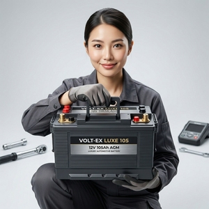 Batterie automobile AGM 12V 105Ah VRLA sans entretien, batterie de démarrage pour véhicules européens 950A <span class=keywords><strong>CC</strong></span> - Product Image 2
