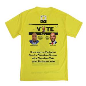 Gahumi Factory Direct China Yiwu Preside Botswana Election T-Shirt Haute Qualité Prix Inférieur Impression Botswana T-Shirt Pour Election - Product Image 4