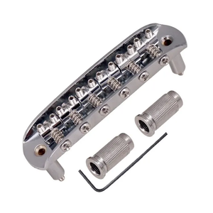 Puente de <span class=keywords><strong>Guitarra</strong></span> Jazz Master de Metal Cromado para Guitarras Estilo Jazz Master, Jaguar y Mustang, Accesorios para <span class=keywords><strong>Guitarra</strong></span> - Product Image 1