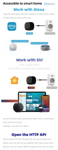 AirPlay ตัวรับสัญญาณหลายห้องแบบไม่มีช่องเล่นสนับสนุน <span class=keywords><strong>Spotify</strong></span> เชื่อม<span class=keywords><strong>ต่อ</strong></span>โดยตรง Tidal เชื่อม<span class=keywords><strong>ต่อ</strong></span>โดยตรงสะท้อนเสียง WiFi - Product Image 6