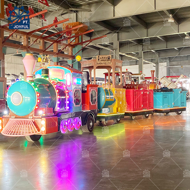 Cheap Price 13 Seats Trackless Electric Train for Shopping Mall Amusement Ride Indoor Outdoor CE Certified