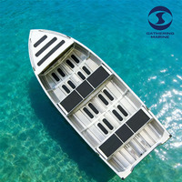 Plataforma de Asiento Desmontable de 3.5m a 5.2m, Bote de Pesca de Alta Calidad y Alta Velocidad, Bote de Aluminio