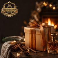 Eau de Parfum Golden Amber 50ml, parfum oriental ambré unisexe, flacon en verre cristal, marque privée