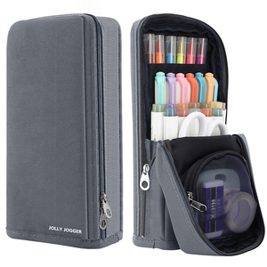 Standing Pencil Storage Pouch Large Custom Stationery Set Organizer Bag Pencil Box for Kids