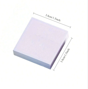 S3313 Cute Style 38x38mm Small Memo Pad Set Colorful Sticky Notes <strong>Paper</strong> with Self-Adhesive Feature Custom Logo Option - Product Image 6