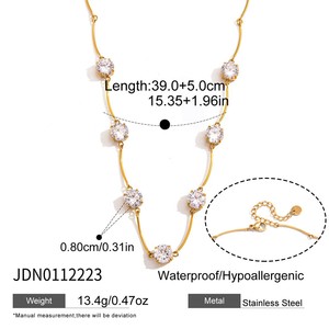 New Arrival Personalized 18K Gold Stainless Steel Unique Hypoallergenic Silver Flower Party Oval Link <b>T</b> <b>Bar</b> OT Clasp Women - Product Image 4