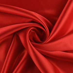 ผ้าซาตินโพลีเอสเตอร์ 100% จําลองผ้าไหมซับผ้าสีทึบระบายอากาศได้ด้ามจับนุ่ม - Product Image 5