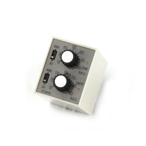 Fuji St3pr <b>Time</b> <b>Delay</b> <b>Relay</b> 100-220V Ac 2A 250Vac Resistive Load Dual Adjustment Infinite Cycle - Product Image 2
