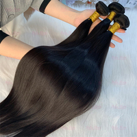 Lots de Cheveux Brésiliens Pas Chers, Longueur Maximale 40 Pouces, Grade 9-14A, 100% Cheveux Humains Vierges Bruts, Lisses Comme des Baguettes, Cuticules Alignées, Fournisseur de Cheveux Naturels