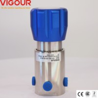 Régulateur de contre-pression en acier inoxydable 316L haute température, vanne de contrôle de contre-pression
