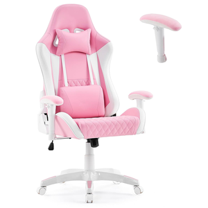 Chaise de Gaming E-Sport 2026 – Nouveau Design Rose, Hauteur Réglable, Chaise Gamer <span class=keywords><strong>LOL</strong></span> de Luxe pour Ordinateur et Course - Product Image 1