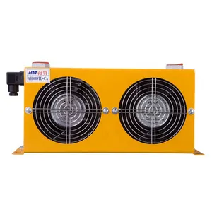 Enfriadores de aire de aceite hidráulico con ventilador AH0608TL Intercambiador de calor con ventilador Radiador de aceite hidráulico Compresor de aire Enfriador de aceite