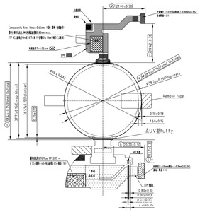 Módulo de Pantalla AMOLED de 1.39 Pulgadas, Voltaje de Alimentación de 2.8V, Conexión FPC de 30 Pines - Product Image 4