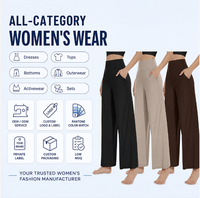 Pantalon décontracté ample pour femmes grandes tailles, pantalon de survêtement à taille haute et jambe droite pour usage quotidien