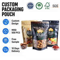 Sacs en plastique refermables de qualité alimentaire, personnalisables par impression en gravure, emballages réutilisables pour aliments pour animaux, collations et gâteaux