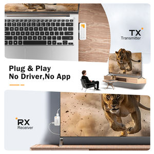 Transmisión de Video HDMI Inalámbrica P400 Lemorele, USB C a HDMI, de Laptop/Teléfono a TV/Proyector, 50m, Similar a Airplay, Chromecast, <span class=keywords><strong>Clickshare</strong></span> - Product Image 2