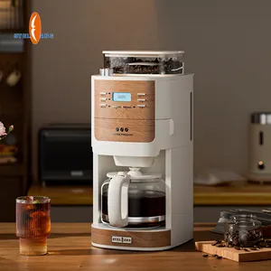 Guangdong automatische Kaffee maschine Funktion Design profession elle Kaffeemühle mit Bohnen mühle