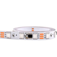 Lampu Strip LED WS2811 5050RGB Konsumsi Daya Rendah 30/48/60 LED/m Pengontrol Aplikasi untuk Lampu Ambient RGB Desktop, Plafon