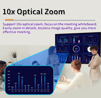 Generasi Baru 4k 10x Optical Zoom PTZ untuk Konferensi Video atau Siaran Online Kamera PTZ Ultra HD 4k untuk Streaming Langsung