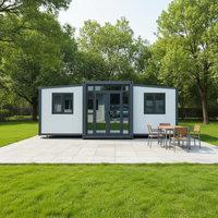 Maisons mobiles modulaires modernes à installation rapide, conteneurs préfabriqués extensibles de 20 et 40 pieds, conception à montage facile pour la maison