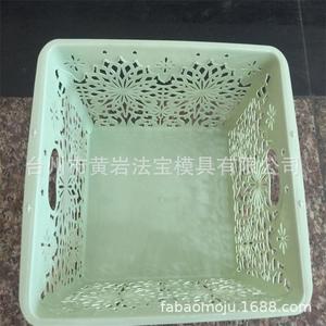 <b>Plastic</b> Rattan <b>Basket</b> Mold Rectangular Injection Molding For Kitchen Storage Daily Necessities P20 Material - Product Image 2