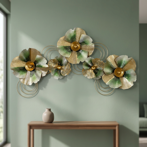 Panel de Arte de pared de metal moderno hecho a mano Artesanía de metal de estilo contemporáneo único recién diseñado con formato de resorte - Product Image 3