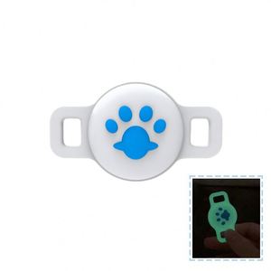 New Version AirTag Pet <b>Collar</b> Holder, Soft Silicone Protective Case for Apple AirTag, Anti-Lost <b>Tracker</b> Cover for Dogs & <b>Cats</b> - Product Image 3