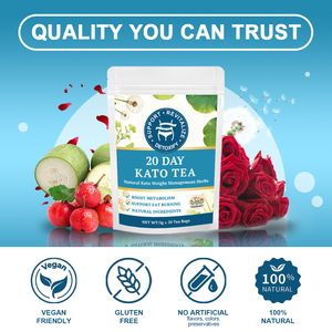 Té de desintoxicación de hierbas orgánicas naturales Pérdida rápida Quema de grasa 20 días Mezcla de adelgazamiento Hierbas <span class=keywords><strong>Dieta</strong></span> <span class=keywords><strong>Keto</strong></span> Té de Salud de barriga plana - Product Image 6