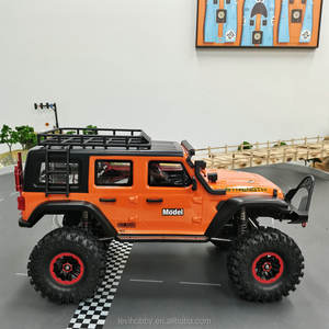 Coche Teledirigido Todoterreno para Adultos, Escala 1:10, 2.4G, 4WD, Luces LED, Camioneta Teledirigida con Arrastre, Juguetes con Motor de Escobillas, Coche de Escalada - Product Image 6