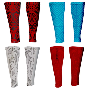 Mangas de Compresión para Pantorrillas Personalizadas, Mangas Deportivas de Poliéster para <span class=keywords><strong>Hombre</strong></span>, Mangas de Fútbol con Banda de Agarre - Product Image 4