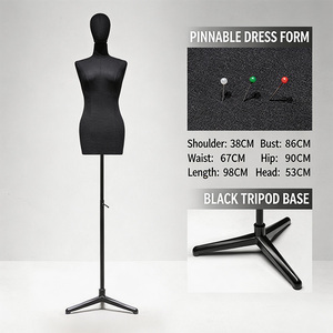 <span class=keywords><strong>Mannequin</strong></span> de <span class=keywords><strong>Couture</strong></span> Professionnel en Mousse pour Femme, Modèle Torse pour Conception de Vêtements, Forme Corporelle pour la Confection et le Repinçage - Product Image 5