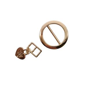 Hebilla de anillo en D de aleación de zinc, color oro claro, 2,8 cm de diámetro interior, para bolsos y zapatos, accesorio metálico duradero - Product Image 1
