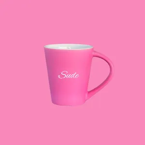 Mug en céramique personnalisé avec un motif de sucre rose sucré - Product Image 2