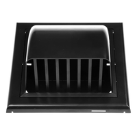 Grille d'aération extérieure de 4 pouces avec protection contre la pluie, hotte d'évacuation, grille de ventilation pour sèche-linge, couverture de conduit de ventilation CVC