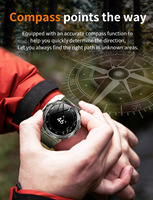 Reloj Inteligente MK68 con Pantalla AMOLED de 1.43 Pulgadas, para Deportes al Aire Libre, Monitoreo de Salud, Brújula, Llamadas Bluetooth