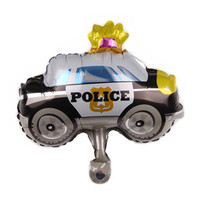 Nouveau Ballon en Aluminium Mini Véhicule, Avion, Voiture, Version Brillante, Forme Dessin Animé, pour Fête d'Anniversaire, Jouet pour Enfants, Vente en Gros