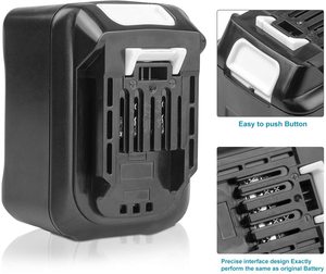 Batería de Iones de Litio de 12V Max 3.0Ah~6.0Ah para Herramientas Eléctricas Inalámbricas BL1041B BL1021B <span class=keywords><strong>BL1016</strong></span> CXT, Paquete de Repuesto con Indicador LED - Product Image 5