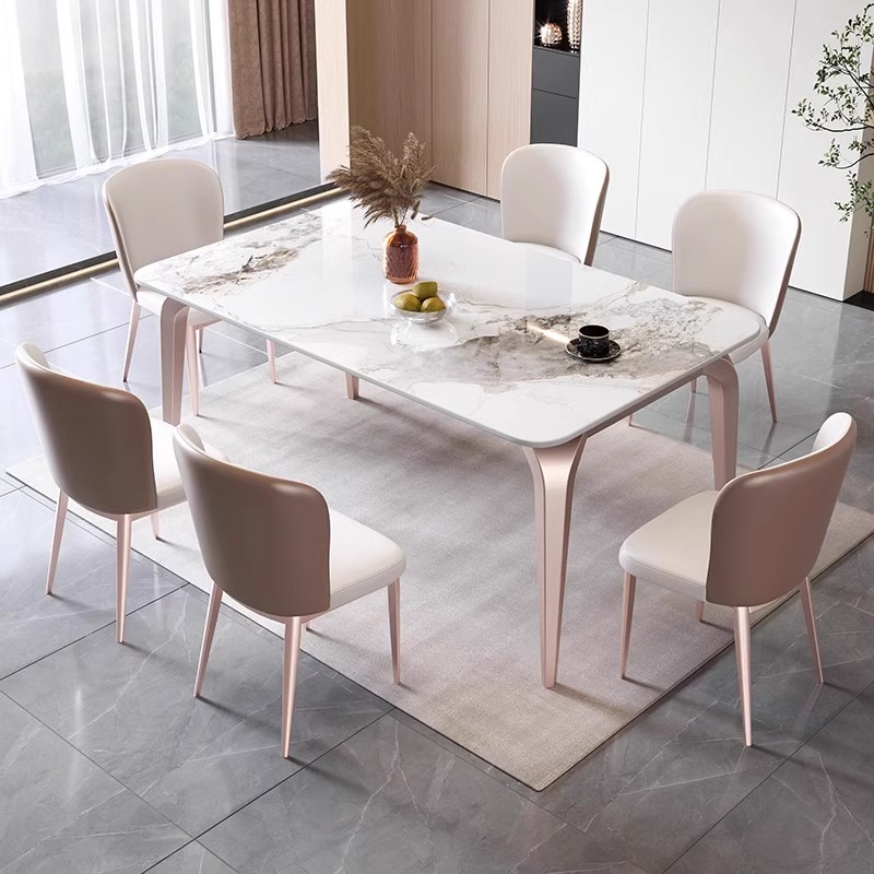 One table with four chairs