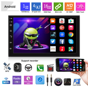 DDP 7 "1024*600 écran HD <span class=keywords><strong>2</strong></span> <span class=keywords><strong>Din</strong></span> Android lecteur DVD de voiture universel Double <span class=keywords><strong>Din</strong></span> <span class=keywords><strong>autoradio</strong></span> GPS MP3 conçu <span class=keywords><strong>Installation</strong></span> de tableau de bord - Product Image 2