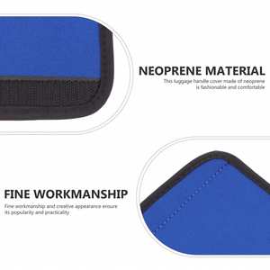 Custom Design Neoprene Luggage Handle Wrap <b>Suitcase</b> Identifier Bag <b>Strap</b> Cover Multi Colors Options - Product Image 3