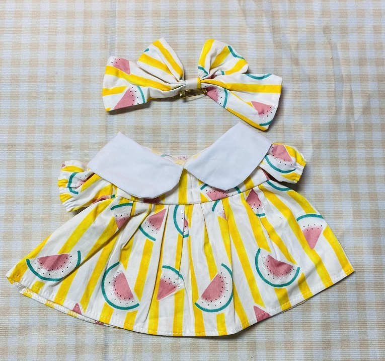 Jupe pastèque jaune